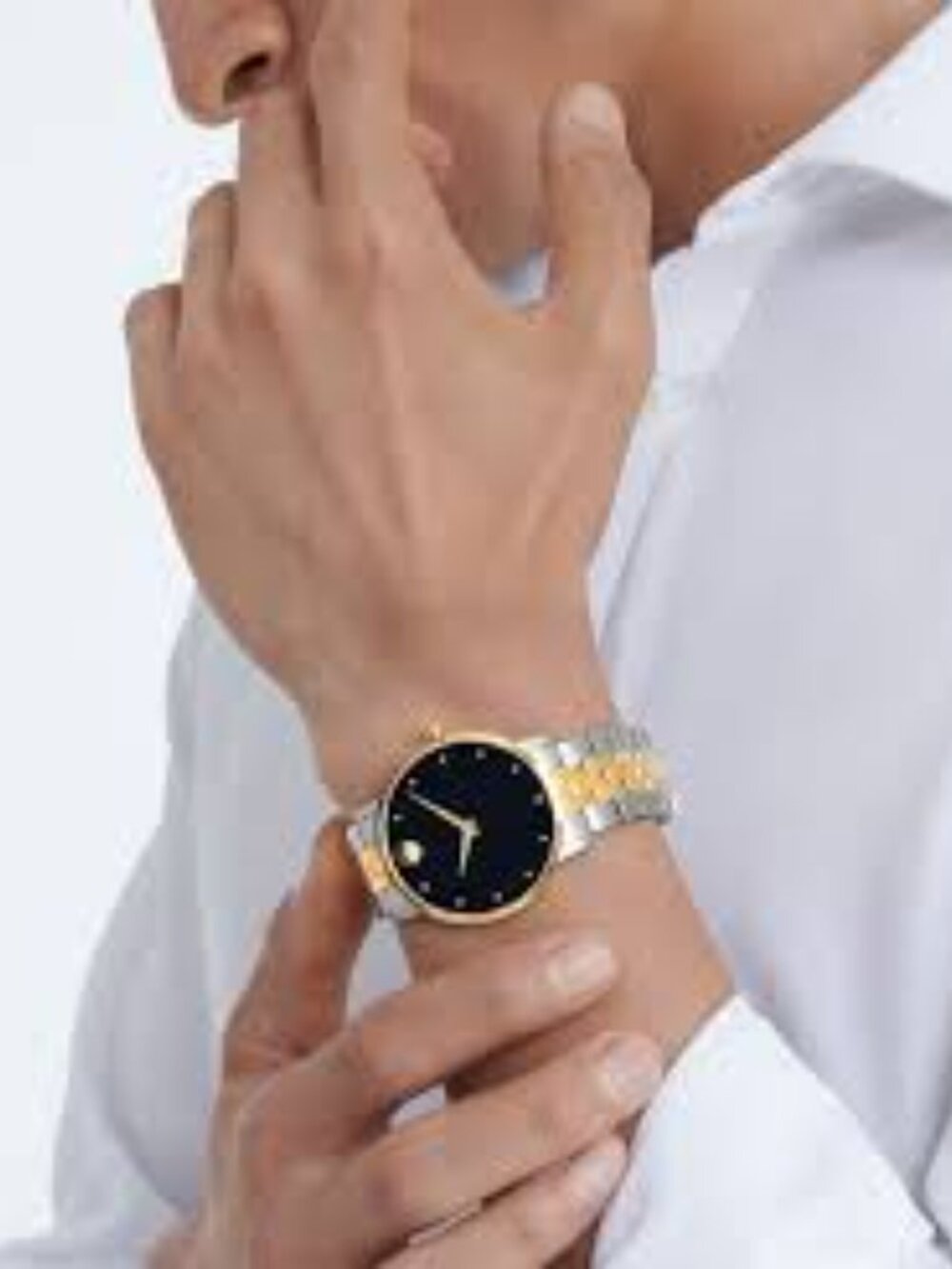 Movado Museum Classic Two-Tone Black Dial Museum Watch